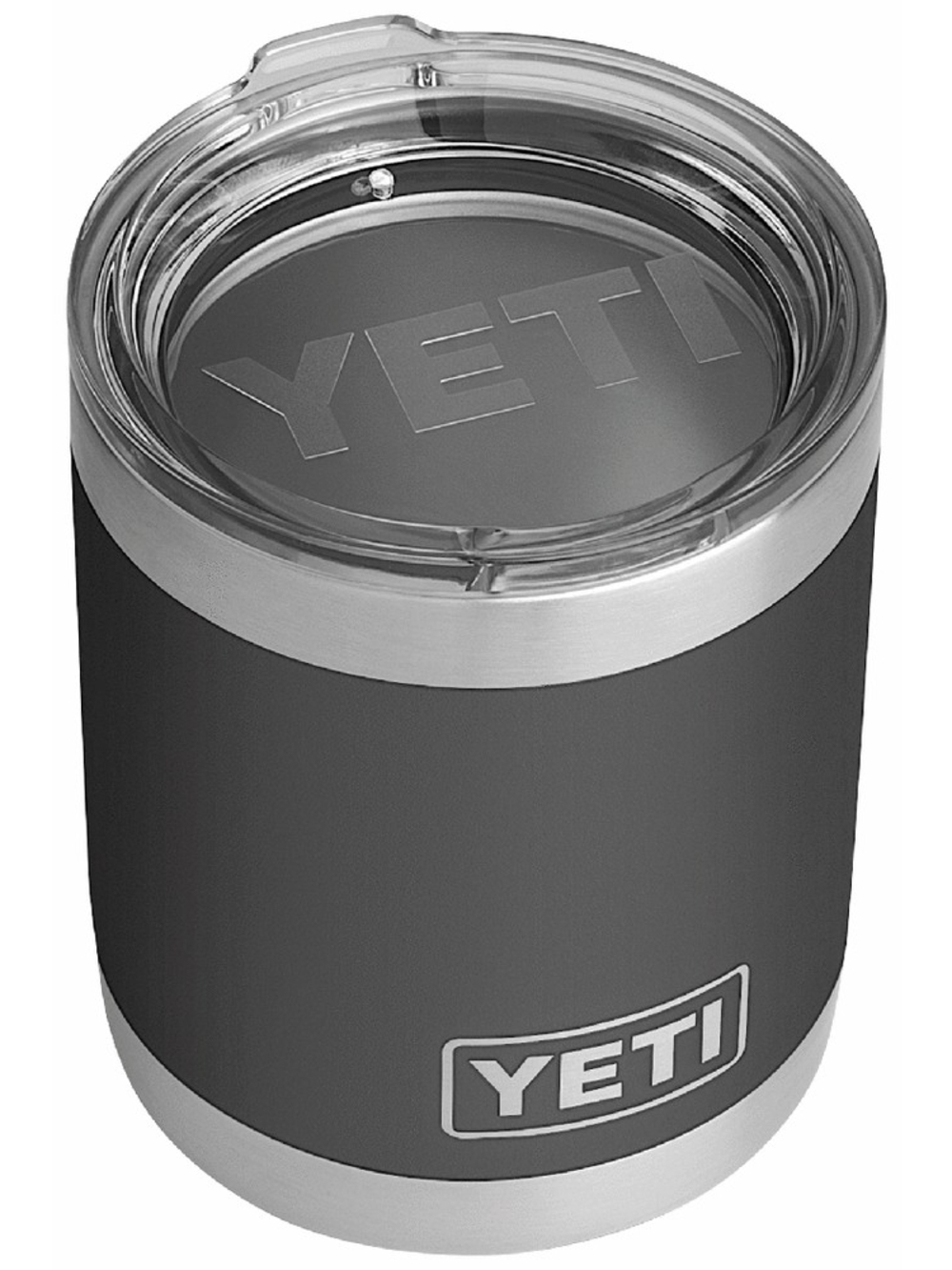 🆕️ YETI Rambler Charcoal Grey 10 oz Lowball